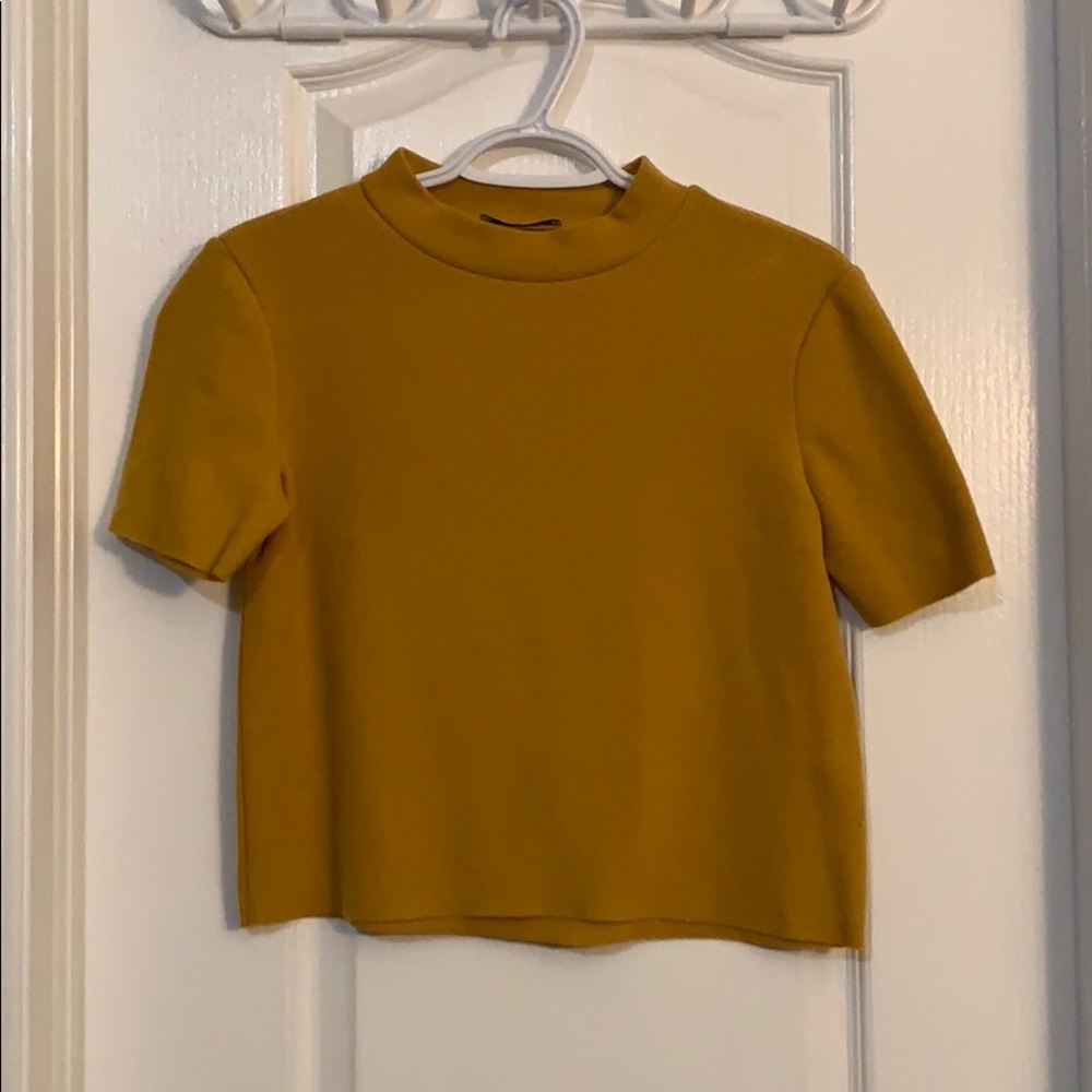 Yellow Knit Top